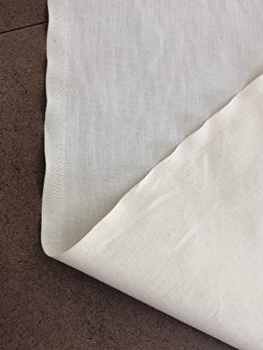 AK Trading CO. 60" Wide Natural Muslin, 100% Cotton Fabric, Unbleached 100 Yards (AK-MUSYDS) - size: 100 YARDS