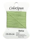 3-Strand Silk Needlepoint Thread, 10 Yard Smooth & Lustrous Silk Thread for Needlepoint, Hand Embroidery, Sewing & DIY Needlework to Family and Friends(Apple Green) - color: Apple green