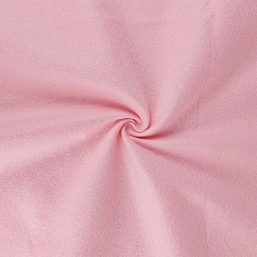 Jtnohx Color Felt Sheets 1 Square Yard Craft Felt Fabric Pink 1.4mm - color: Pink