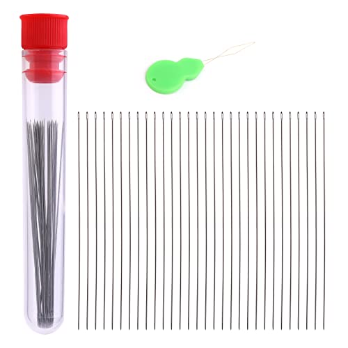 Beading Needles for Seed Beads Big Eye Beading Needles for Jewelry Making - size: 30 Pcs
