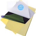 Tattoo Transfer Paper, 40 Sheets Thermal Stencil Paper, 8.5" x 11" A4 Size - size: 8.5in x 11in (40 Sheets)