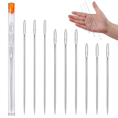 Wonvoc Long Needle, 9 Pcs 4.9''/5.9''/6.9'' Long Sewing Needles - size: 9 PCS-1