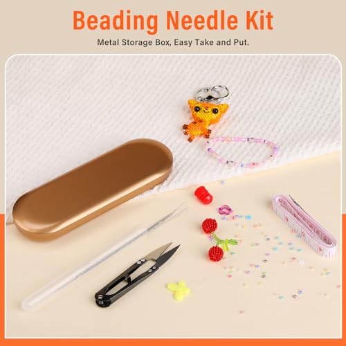 GarfxG 32 PCS Beading Needles Set, Big Eye Twisted Beading Needles - style: 32 PCS