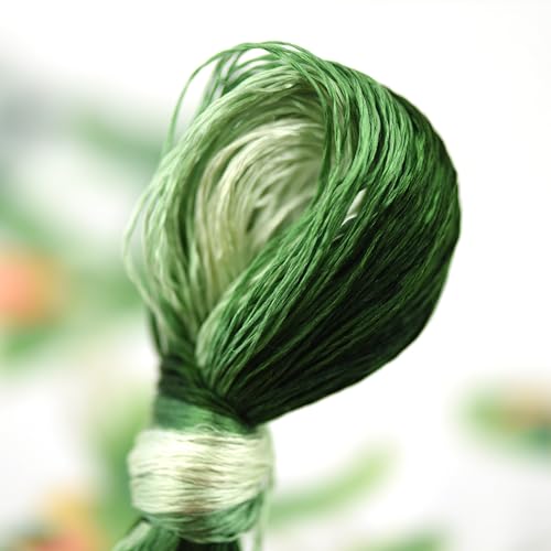 Natural 100% Mulberry Handmade Embroidery Silk Thread Silk Floss (98) - color: 98