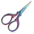 Small 3.6inch Embroidery Scissors Stainless Steel Sharp Scissors - color: Multicolor