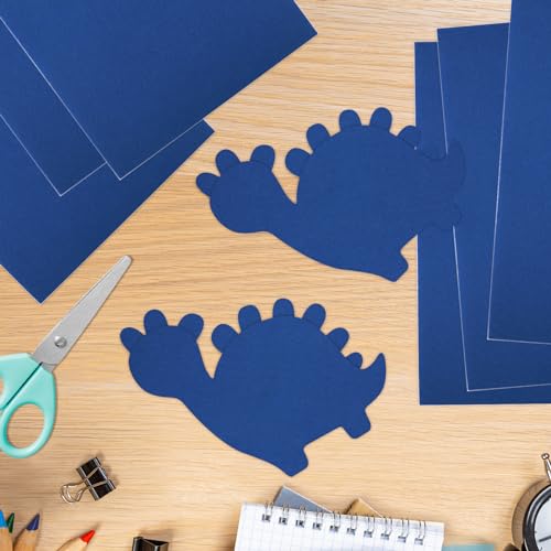 10PCS Navy Blue Self Adhesive Felt Fabric Sheets Sticky Felt Sheets for Craft Supplies Art Home Making（8.3" x 11.8"/20 x 30cm） - color: Navy Blue