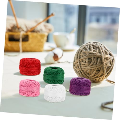 12pcs Embroidery Floss Set Cotton Thread for Cross Stitch and DIY Craft Projects, Colorful Crochet Thread Kit with Soft Sturdy Yarn, Decorative for Sewing and Making