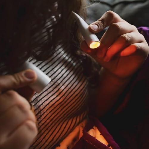Lumos Knitting Light, Crafter Light Around Neck for Knitters and Crocheters, 3 Colors & Adjustable Brightness. Portable, Wearable, Rechargeable&Long Lasting (White) - color: White