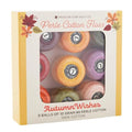 Missouri Star Autumn Wishes Perle Cotton Floss Pack – 9 Vibrant #8 Perle Cotton Embroidery Thread Balls for Fall Quilting, Hand Stitching & Peel & Stitch Projects - color: Autumn Wishes Perle Cotton Floss Pack