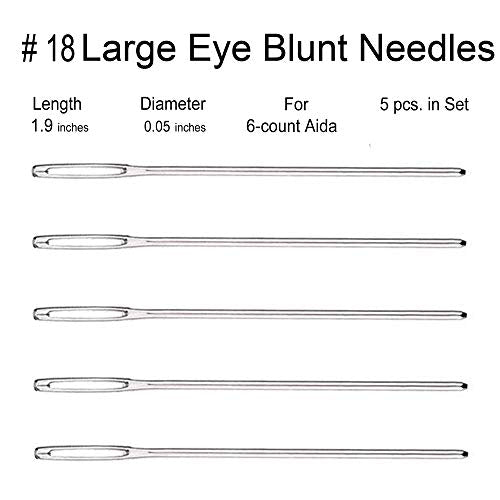 20pcs Tapestry Needles Four Sizes 18, 20, 22, 24 for Yarn and More