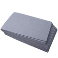 Polyester Felt Sheet Stiff 15 Sheets 20 x 30 cm(7-7/8 X 11-7/8 in 5/64 in Thick) (Gray) - color: Gray