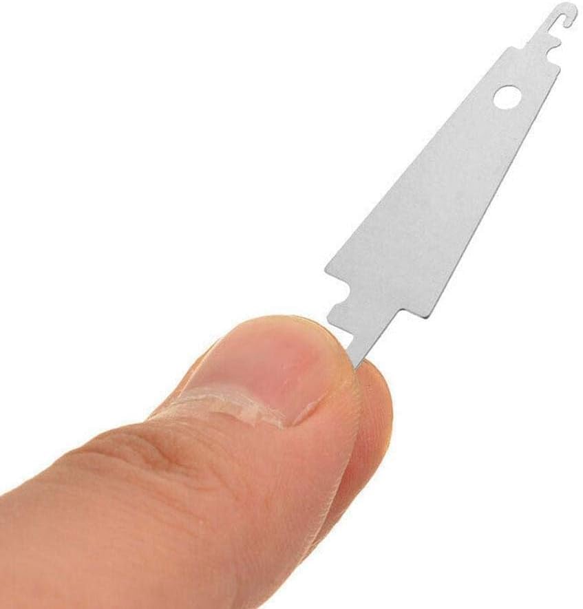 20Pcs Silver Stainless Steel Needle Threader, Embroidery Cross Stitch Needle Threading Tools DIY Sewing Accessories for Large Eye Needles Hand Craft Knitting Quilting Sewing Tools