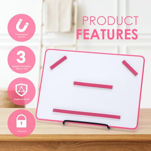 BABYSHEEP Knitting Pattern Holder with 8 Replacement Magnets - color: Pink