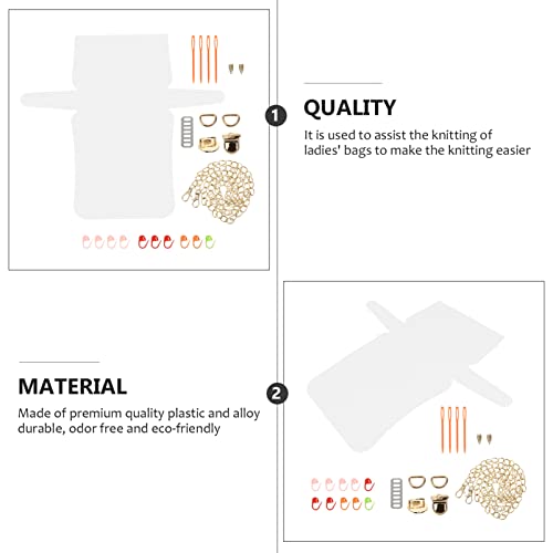 EXCEART Crochet Bag Making Plate Plastic Mesh Canvas Sheet for Purse Making Supplies Bag Shaper Insert Cut-to-Size DIY Grid Sheet with Holes for Weaving Knitting Sewing 17.91 X 16.33 in