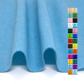Sky Blue Felt Fabric 36" X 18" 1.6mm Thick Soft Half Square Felt Sheet - color: Sky Blue, size: 36'' x 18''