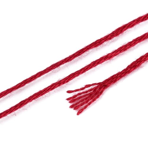 FASHEWELRY 24 Skeins Embroidery Floss Thread 1mm Cross Stitch Thread - color: 24 Colors-red, size: 1mm