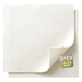 Ivory Soft Felt Sheets for Crafts, 12" x 12", 1.6mm Thick, 2 Pcs - color: Ivory
