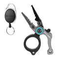 FLISSA Mini Fishing Pliers with Fly Fishing Zinger Retractor