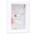 Lawrence Frames 785257 Shadow Box Frame, 5x7, White, 1 Count (Pack of 1) - color: White, size: 5 x 7 inches