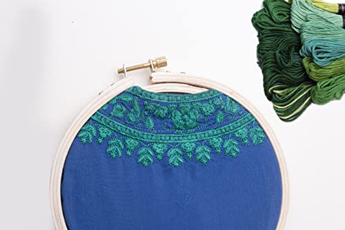 12 Pieces | Premium Embroidery Thread | 100% Egyptian Cotton Premium Skeins | Cross Stitch Embroidery Floss | Oeko TEX Certified Stranded Cotton (Green Tones) - color: Green Tones