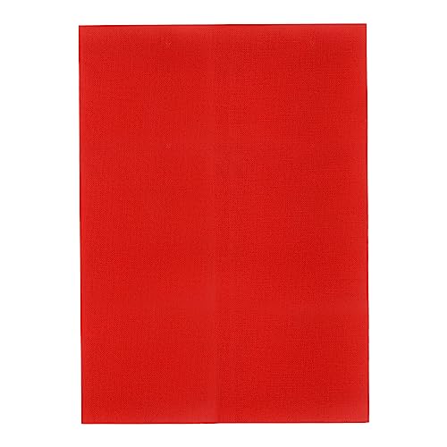 HARFINGTON 14 Count Cross Stitch Cloth Fabric 20 by 28 in Red - color: Red, size: 14 Count