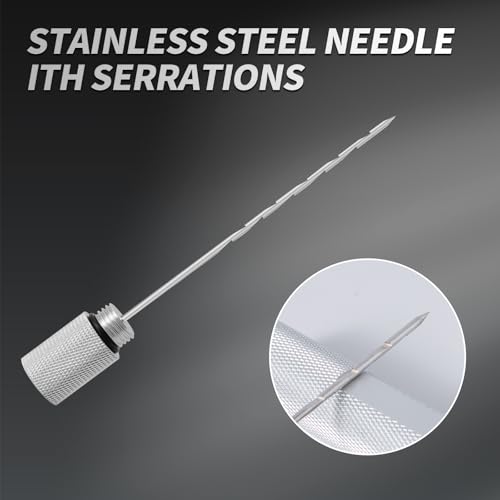 Goshentech Punch Tool Set,Ventilator Needle,Draw Enhancer Tool Needle(Silver) - color: Silver