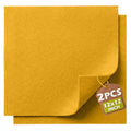 Gold Soft Felt Sheets for Crafts, 12" x 12", 1.6mm Thick, 2 Pcs - color: Gold