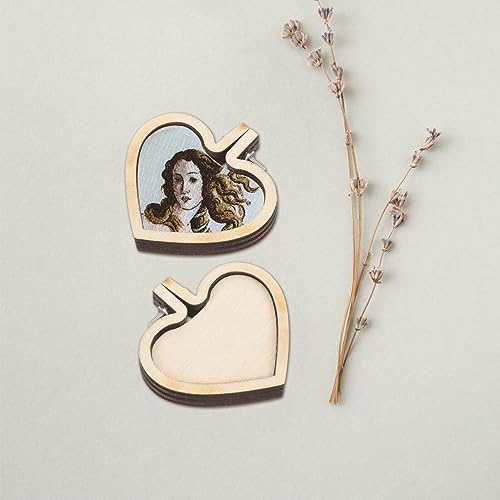 SEWACC 10pcs Mini Embroidery Hoops Pendant Frames 1.57 inch Cross Stitch Rings for DIY Necklaces Brooches Retro Jewelry Making Handcraft Decor and Mini Craft Projects