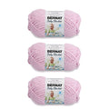Bernat Baby Blanket Yarn for Crocheting Soft, Baby Pink, 3-Pack - color: Baby Pink, size: 3 Pack, style: Baby Blanket