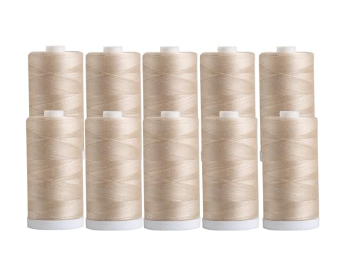 Connecting Threads Natural 100% Cotton Thread Set - 10 Spools - color: Natural