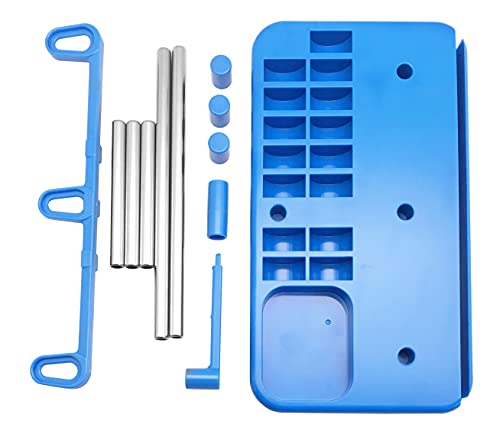 Thread Spool Holder Stand- 3 Spools Holder for Domestic (Home-Base) Embroidery and Sewing Machines - Four Colors for Choices (Blue) - color: Blue