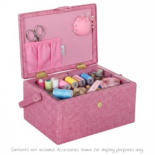 Hobby Gift Medium Sewing Box Organiser - color: Cherries