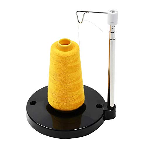 Adjustable Height Thread Holder Stand for Spools of Sewing Machine Black - color: Adjustable Black