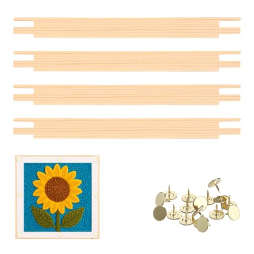 OwnMy 7 Inch Needlepoint Stretcher Bars Wood Stretcher Bars for Needlework - size: 7 Inch
