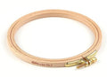 Nurge Premium Quality Beech Wood Embroidery Hoop, Cross Stitch Hoop with Gold Plated Adjustable Brass Screw for DIY Projects Ideal for Crafters,Beginners & Professionals - 5.12" Diameter & 0.31" Thick - size: 5.12" / 130mm Dia
