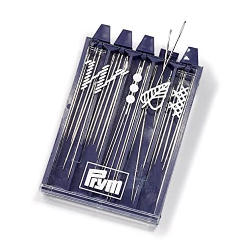 Prym Embroidery and Sewing Needles Assortment, 25 pc,Silver