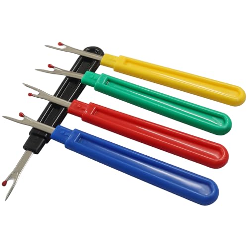 Hordion 6 PCS Seam Ripper Stitch Remover Tool, Yellow Seam Ripper - color: Yellow