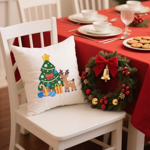 peacoblue Christmas Tree Stick and Stitch Embroidery Patterns - color: Christmas Tree