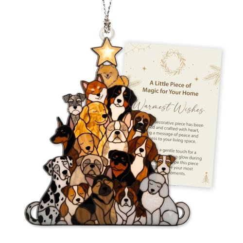 Dog Christmas Ornaments 2026, Dog Ornaments for Christmas Tree, Dogs Lover - color: Dog Tree 2