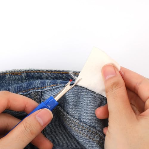 4pcs Seam Ripper Set with Protective Caps, Thread Cutter Hems Stitch Remover Tool for Sewing Knitting Embroidery Quilting Cross Stitching Crafting Fabric Crafts Accessories Supplies Essentials