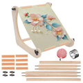 Adjustable Embroidery Table Stand with 2 Sizes Rods & Premium Accessories - Lap & Table Top Embroidery Hoop Holder,Cross Stitch Stand for Needlepoint, Sewing with Greater Stability