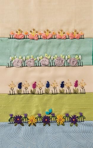 Stunning Stitches for Crazy Quilts: 480 Embroidered Seam Designs, 36 Stitch-Template Designs for Perfect Placement