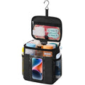 Lifewit Mesh Shower Caddy, Hanging Bathroom Organizer with PVC Phone Bag - color: Black, size: M(8.3"L x 6"W x 10"H)