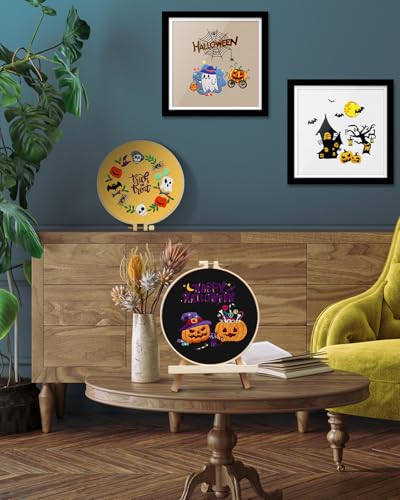 TINDTOP Halloween Embroidery Kit for Adult, Embroidery DIY Starter Kit - color: Halloween 4 Kits
