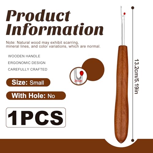 ZMAAGG Seam Ripper, Wood Handle Stitch Remover Tool, Small Stitch Ripper - color: Rosewood - Small