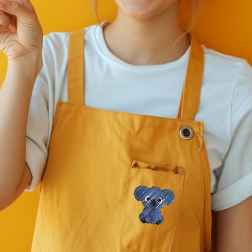 80PCS Water Soluble Embroidery Stabilizers Animal Patterns Embroidery Stick and Stitch Paper with Pre-Printed Animal Pattern for Hand Sewing Lover Beginners