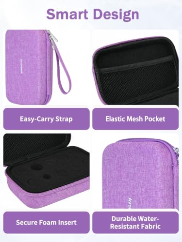 10 Slots 10ml and 3ml Peptide Case, Insulin and BAC Water Vial Holder, Peptide Storage Case for Fridge and Travel, Diabetic Supplies (Purple, Case Only) - size: 10ml & 3ml