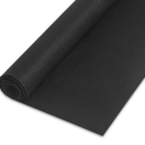 Felt Fabric 1.8 mm Thick 36" x 72" - Soft Durable Felt by The Yard Felt Sheets for Arts and Crafts, DIY Sewing, Crafting Projects (Black) ﻿ ﻿ ﻿ ﻿ ﻿ ﻿ ﻿ ﻿ ﻿ - color: Black, size: 36" x 72"