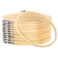 Pllieay 12 Pieces 8 Inch Round Embroidery Hoops - style: 8 Inch