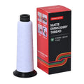 BAI Matte Machine Embroidery Thread 120D/2 40 wt Low Shine White-8679 - color: White-8679